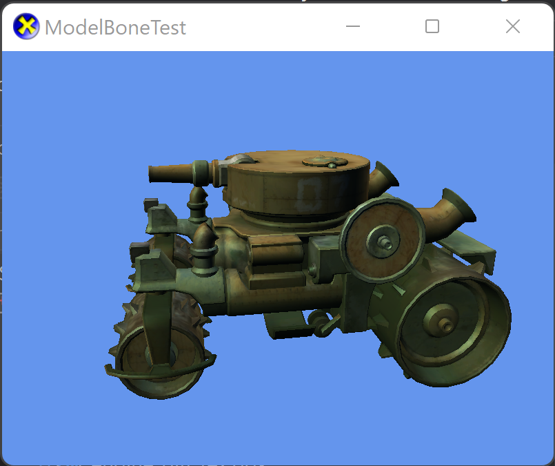 Screenshot of tank model